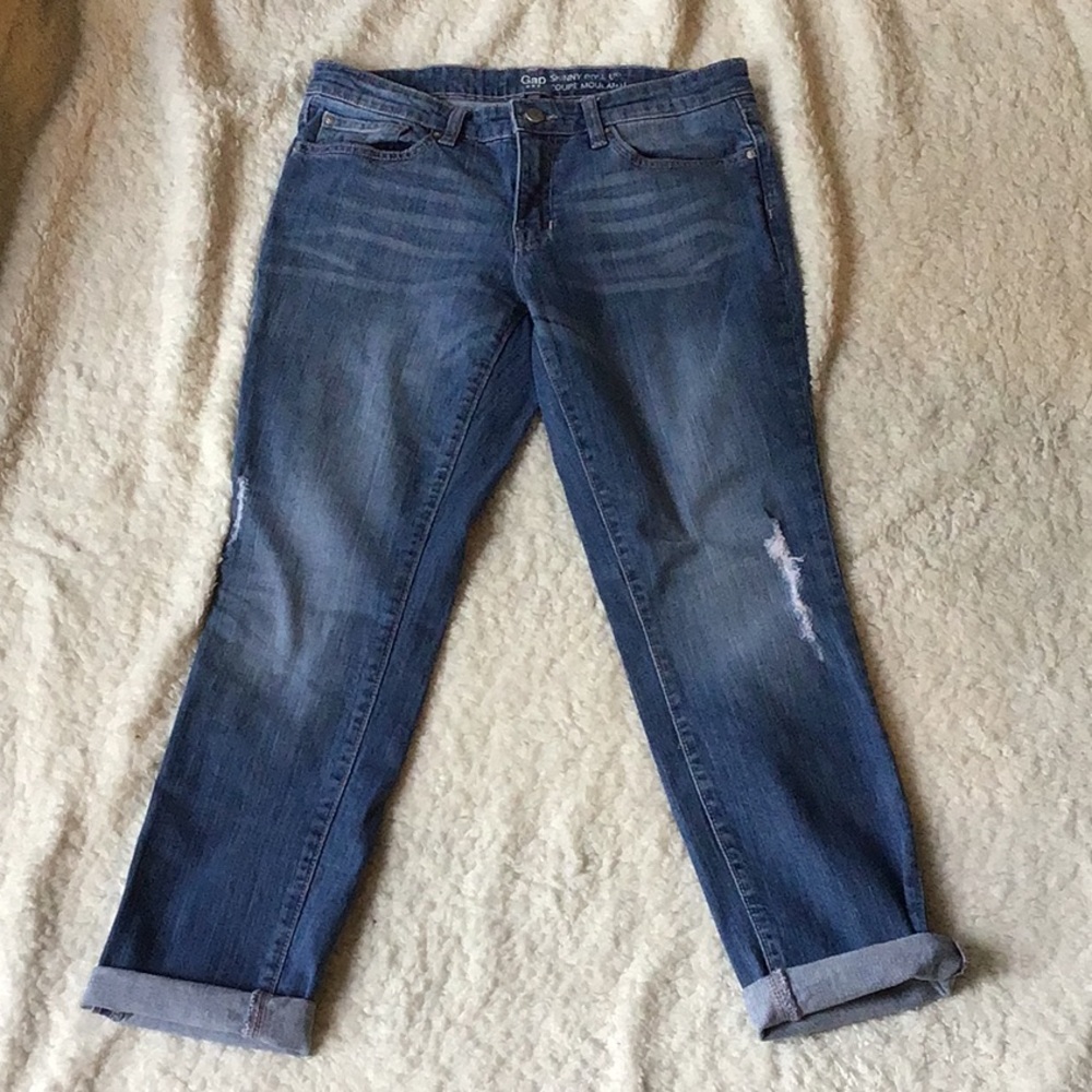 GAP Skinny Rollup Jeans